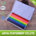 12 Pieces Rectangular Colored Pencils w Tin Box